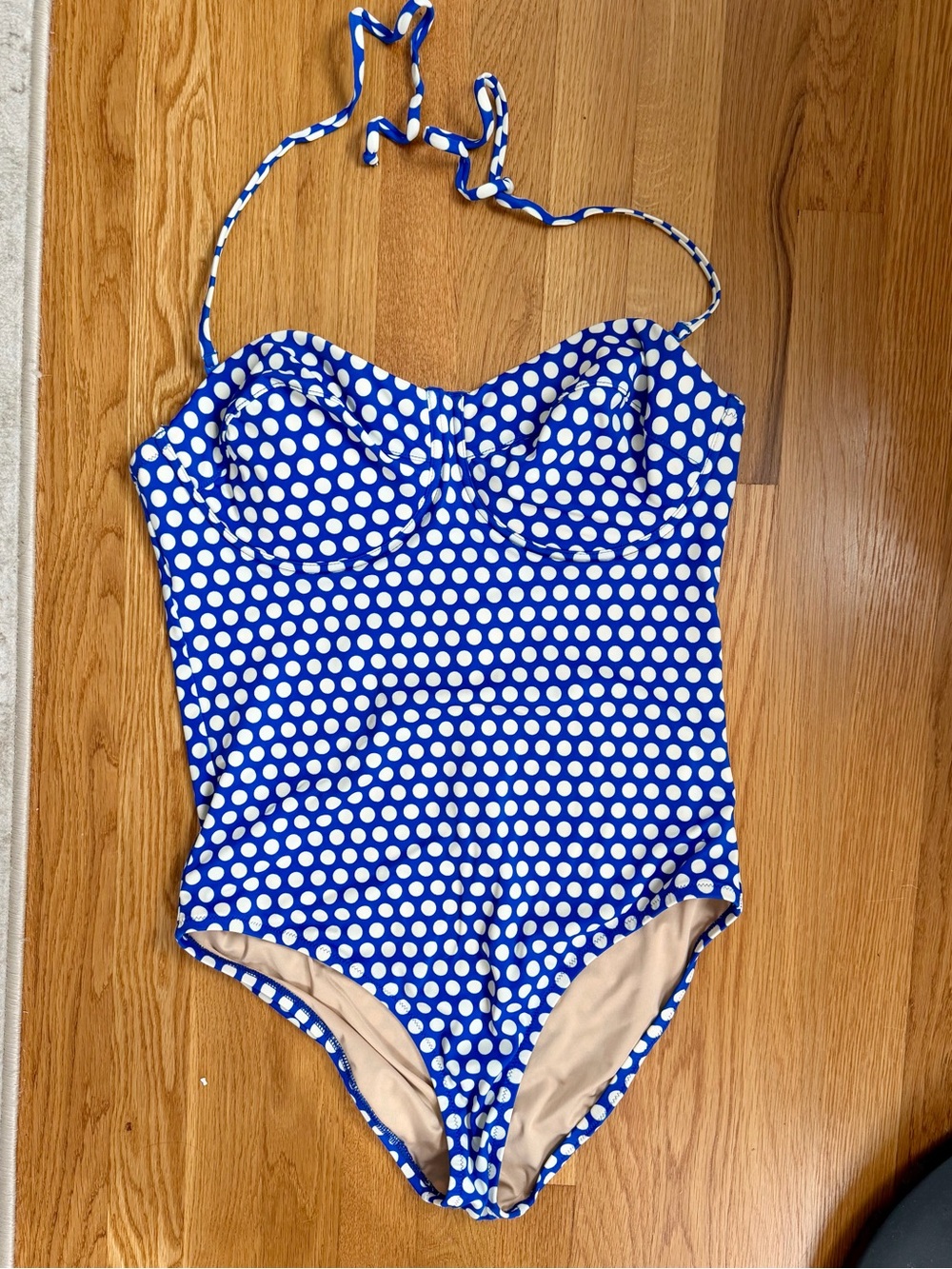 J.Crew D-Cup Balconette Underwire one-piece swimsuit in size 14
